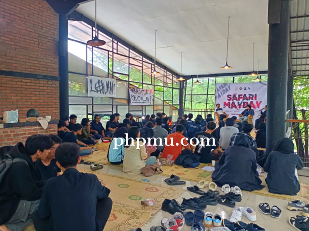 BEM UNIVERSITAS NEGERI YOGYAKARTA SIAP JAGA SITUASI AMAN SLEMAN