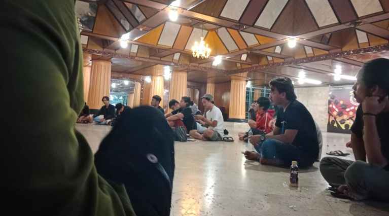 ALIANSI MAHASISWA KPR SIAP MENJAGA SITUASI SLEMAN KONDUSIF